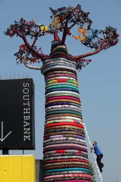 The Pirate Technics Sculpture [Under The Baobab] by Mike De Butts Is Installed At The Southbank Centre
