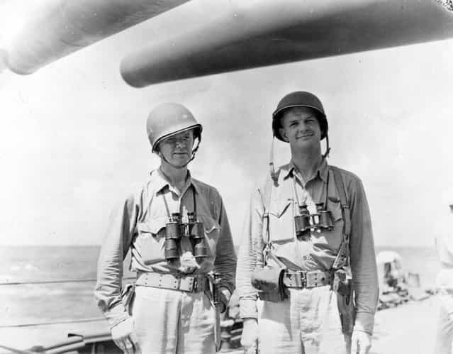 War correspondents who covered fighting from New Mex, later landed
