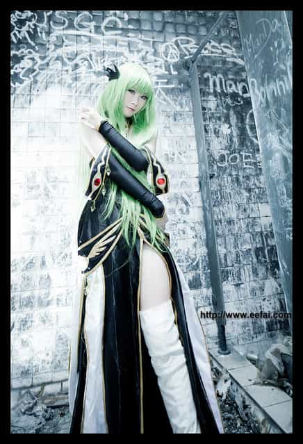 Code Geass コードギアス 反逆のルルーシュ CC C.C. 女皇 Cosplay
