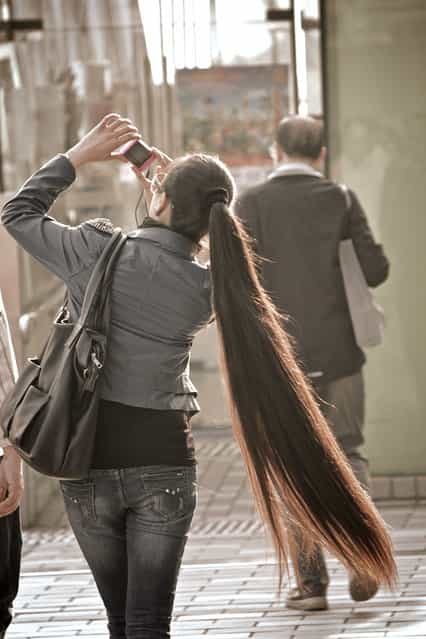 A long ponytail. (Photo by K.S. Skaalrud)