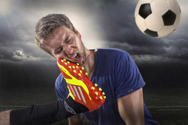 No pain no game... (Photo by Geir Akselsen)