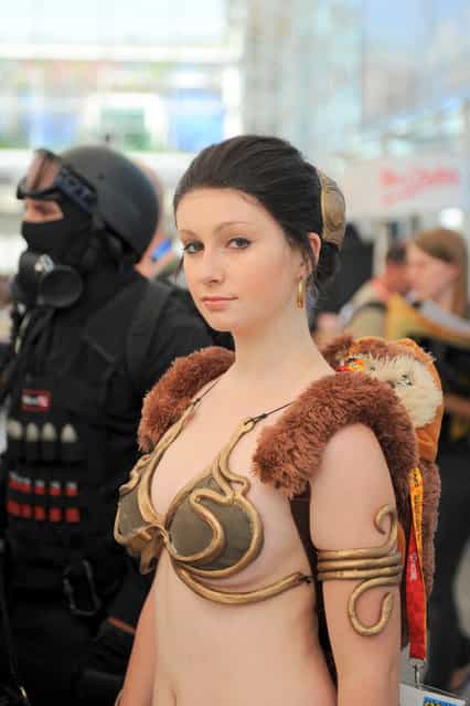 San Diego Comic-Con 2012: Slave Leia. (Photo by Kendall Whitehouse)