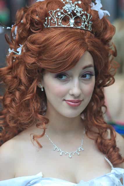 San Diego Comic-Con International 2012: Red-haired princess. (Photo by Kevin Dooley)