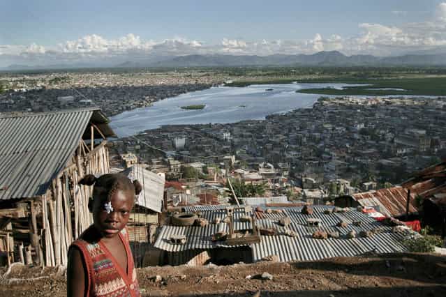 Cap-Haitien, Haiti. The working-class Laborie district above the big Faussette slums in October 2003. (Photo by Jean-Claude Coutausse)