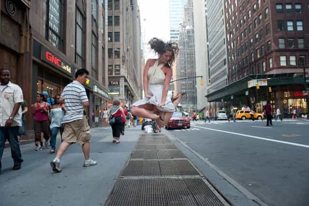 [Dancers Among Us]: NYC – Jennifer Jones as Marilyn Monroe. (Photo by Jordan Matter)