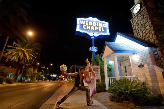 [Dancers Among Us]: Las Vegas – Joseph Rivera and Shelia Burford. (Photo by Jordan Matter)