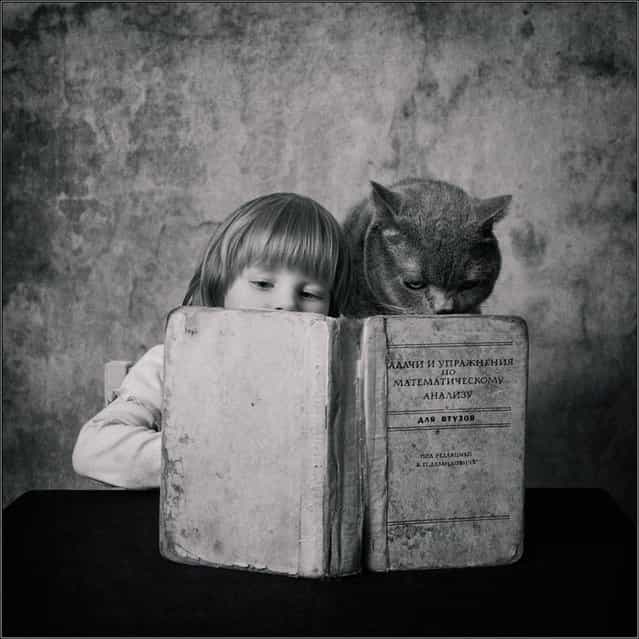 Little Girl and Tomcat By Andy Prokh