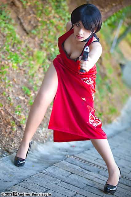 Ada Wong. Cosplayer: Giada Pancaccini. Cosplay: Ada Wong from Resident Evil (Photo by Andrea Bonvissuto)