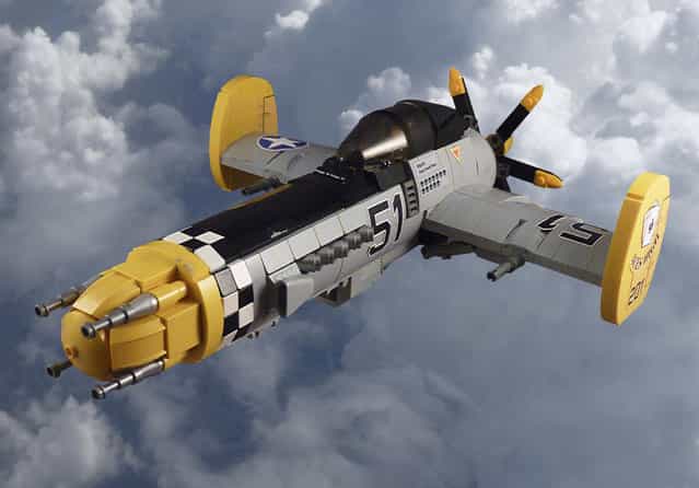 [P-70 Predator. The Predator was designed as a heavy fighter, its large fuel tank and large ammo cache meant it could go on extended sorties and stay in the air longer before refuelling than other similar size planes. They were instrumental in the defence of the Meneres Straits where they earned their nickname of the [Sky Shark].]. (Jon Hall)