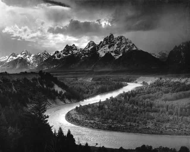 [The Tetons–Snake River] Wyoming, 1942. (Photo by Ansel Adams)