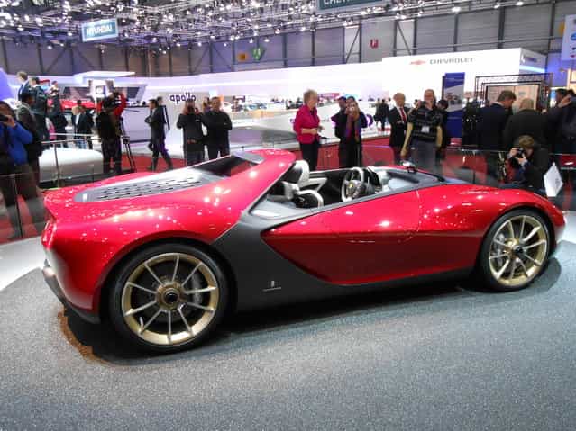 Pininfarina Sergio concept at 2013 Geneva Motor Show. (Photo by Luis Fernando Ramos/G1)