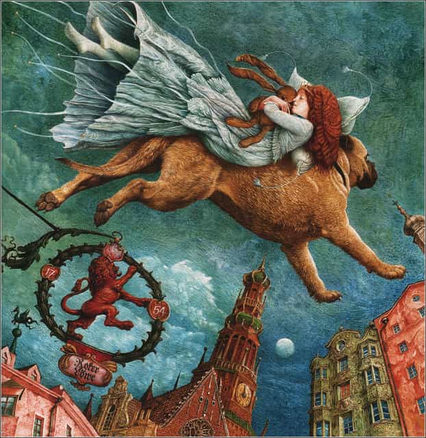 Hans Christian Andersen, [The Tinder-Box] by Illustrator Vladislav Erko