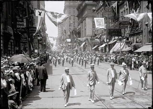 Baltimore, Elk Parade. Photographed by Harris & Ewing in 1916.
