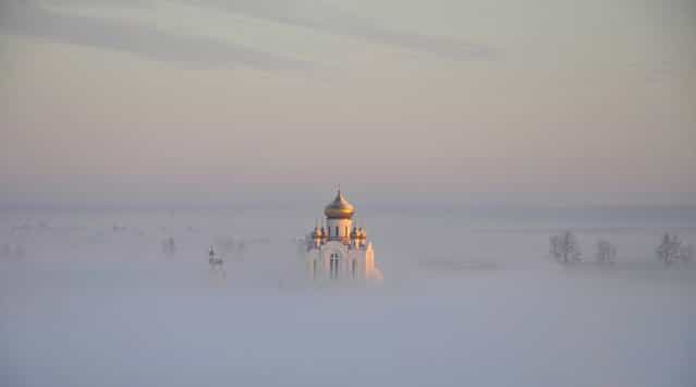 [Christmas temple]. (Photo by Evgenij Kuzin)