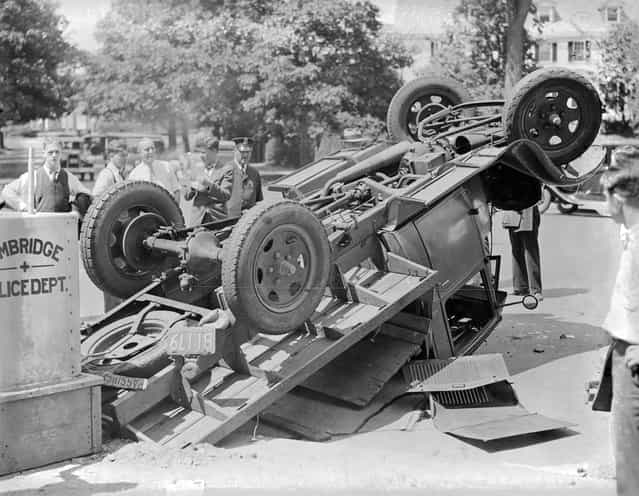 Cambridge: One killed, several injured, 1931. (Photo by Leslie Jones)