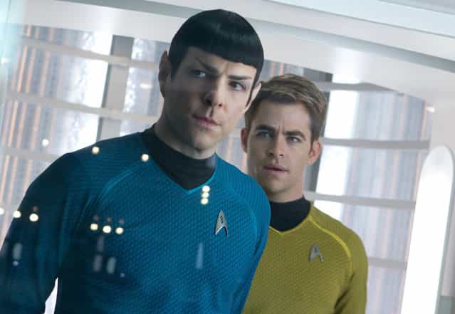 May 17: [Star Trek Into Darkness] J.J. Abrams again directs a sequel in the revived franchise based on classic TV show. With Chris Pine, Zachary Quinto, Zoe Saldana and Benedict Cumberbatch as a villain who may or may not be Khan. (Photo by Paramount Pictures)