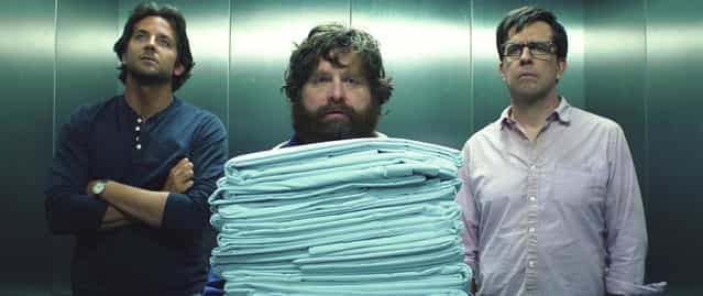 May 24: [The Hangover Part III]. Bradley Cooper, from left, Zach Galifianakis and Ed Helms star in [The Hangover Part III]. (Photo by Warner Bros/MCT)