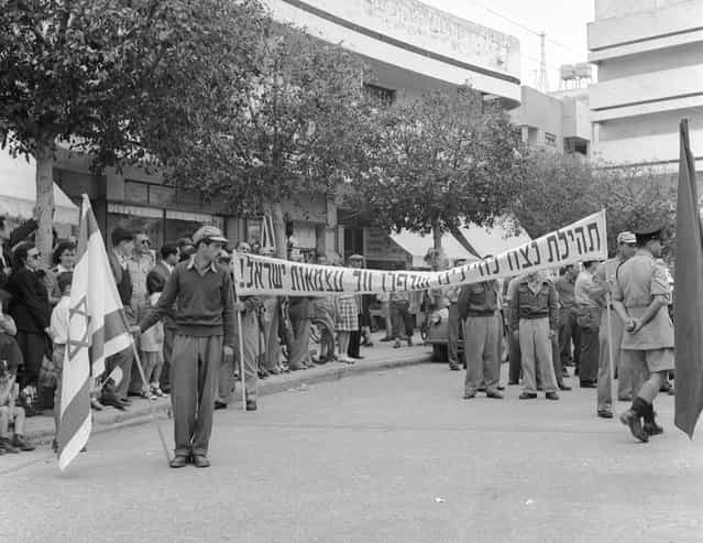 May Day Parade in Tel Aviv, 1947