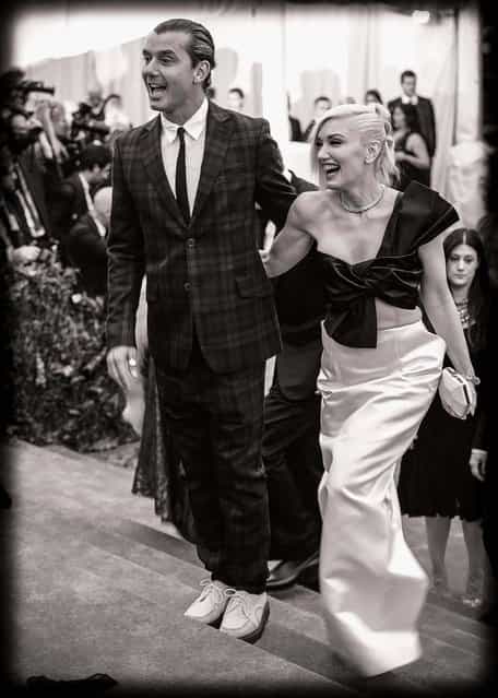 Gavin Rossdale and Gwen Stefani arrive at the gala. (Photo by Andrew H. Walker)