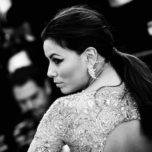 Actress Eva Longoria attends the Premiere of [Le Passe] (The Past) during The 66th Annual Cannes Film Festival at Palais des Festivals on May 17, 2013 in Cannes, France. (Photo by Vittorio Zunino Celotto/Getty Images)