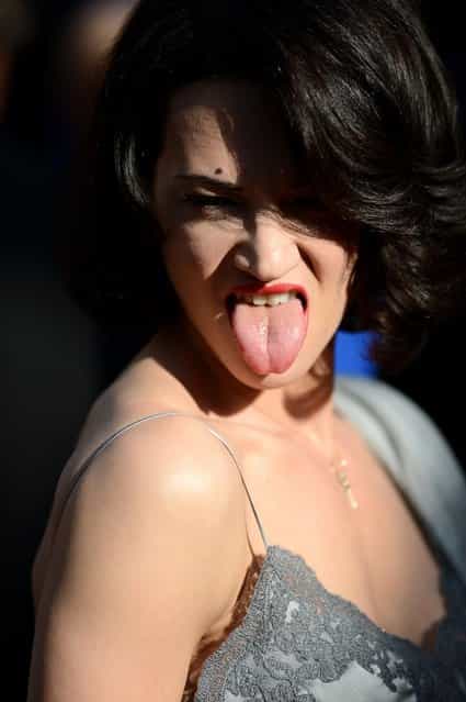 Actress Asia Argento attends the [Zulu] Premiere and Closing Ceremony during the 66th Annual Cannes Film Festival at the Palais des Festivals on May 26, 2013 in Cannes, France. (Photo by Ian Gavan/Getty Images)