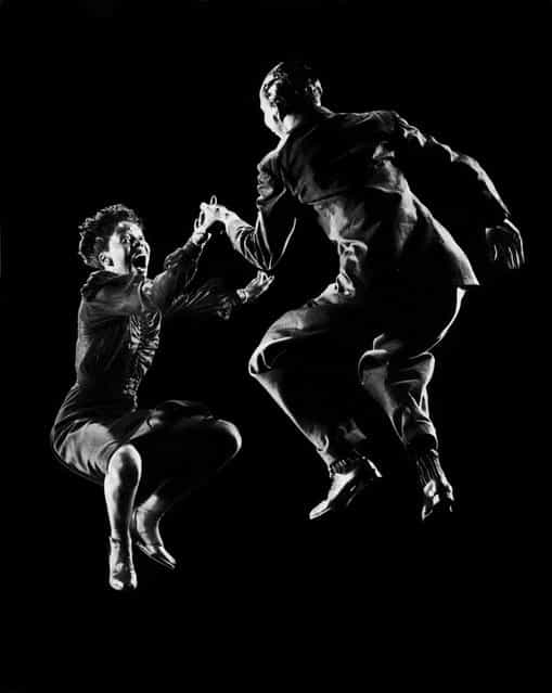 Willa Mae Ricker and Leon James demonstrating a step of The Lindy Hop, December 31, 1942. (Photo by Gjon Mili/Time & Life Pictures)