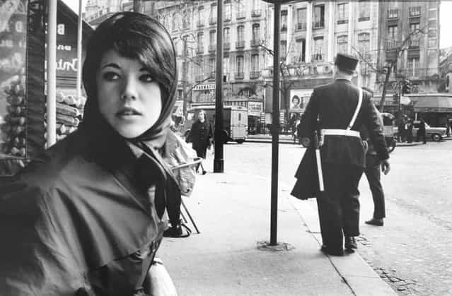 Boulevard Saint-Germain/Place Henri, 1961. (Photo by Wim van der Linden)