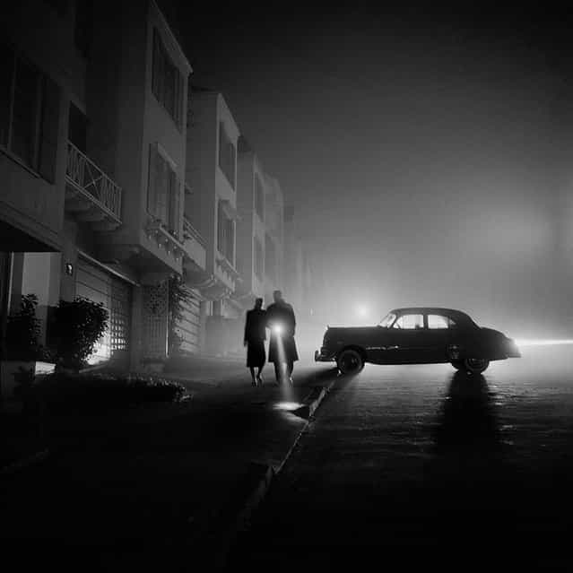 Foggy Night at Land’s End, 1953. (Photo by Fred Lyon)