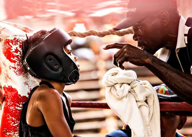 [Stay Strong]. Taken on a recent trip to Cuba at the Rafael Trejo Boxing Gymnasium. Location: Havana, Cuba. (Photo and caption by Denise Catuogno/National Geographic Traveler Photo Contest)