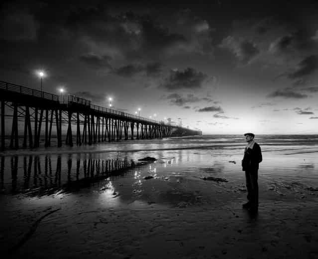 [Dad]. This is my dad walking right in the middle of my composition. What a very happy suprise. Location: Oceanside, California. (Photo and caption by Scott Papek/National Geographic Traveler Photo Contest)