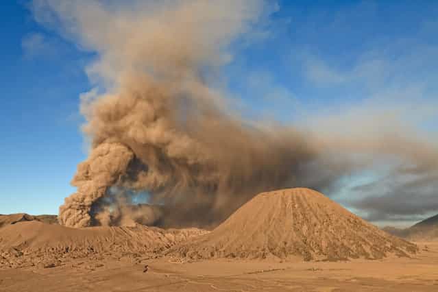 [Smoke at Mount Bromo]. Taken in the morning at Mount Bromo,East Java Indonesia. (Photo and caption by Helminadia Jabur/National Geographic Traveler Photo Contest)