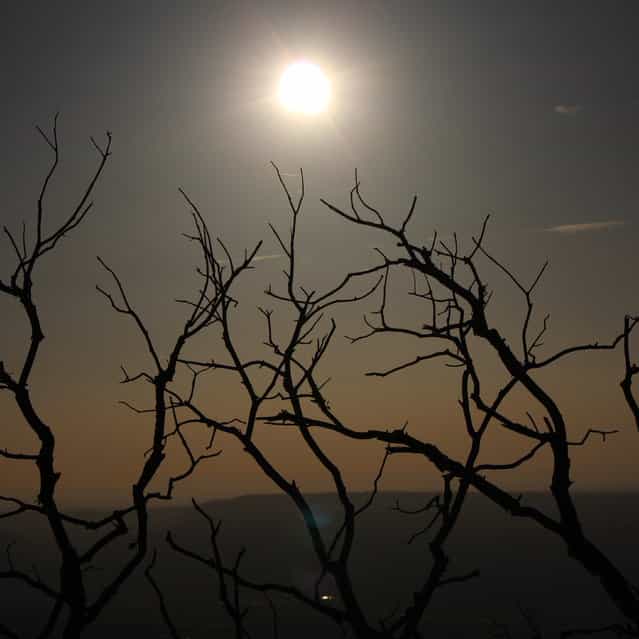 [Post Eclipse Lighting]. Taken in the minutes after the eclipse on May 20, 2012. Location: Mesa Verde National Park (highest point in park). (Photo and caption by Elizabeth Blair/National Geographic Traveler Photo Contest)