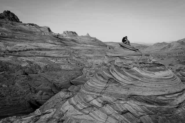 [Great place to contemplate]. While hiking, my boyfriend and I found the best place to just sit and take in the beauty of our surroundings. Location: Coyote Buttes, Arizona, United States. (Photo and caption by Samantha Schwann/National Geographic Traveler Photo Contest)