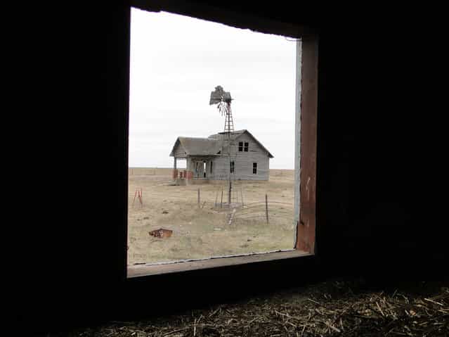 [Dried up well]. Old shanty from a barn loft. Location: near Codell Kansas, USA. (Photo and caption by Mark Herbig/National Geographic Traveler Photo Contest)