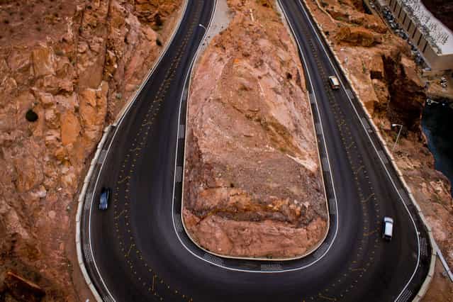 [The U-turn]. It caught my eye when i was walking on a bridge so i got my camera and clicked a photograph... really glad i did. Location: On the border of NV and AZ on the way to grand canyon from Las Vegas. (Photo and caption by Karan Ahuja/National Geographic Traveler Photo Contest)