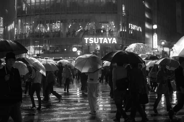 Black Rain in Shibuya, 2011. (Davide Filippini)
