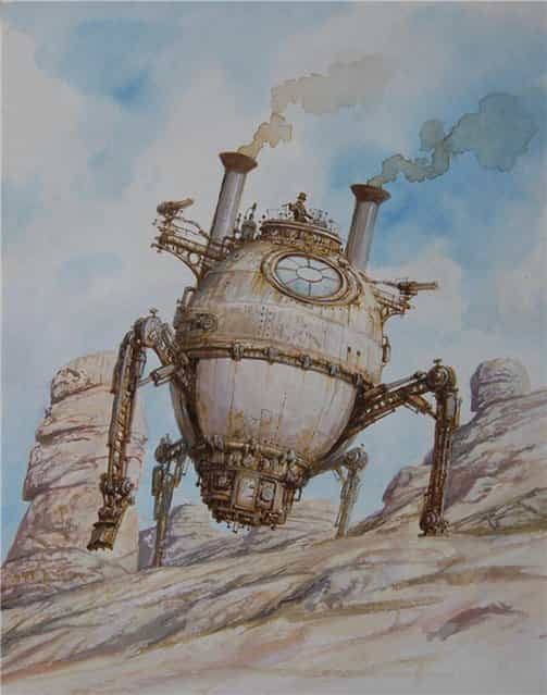 Steampunk World By Vadim Voitekhovitch