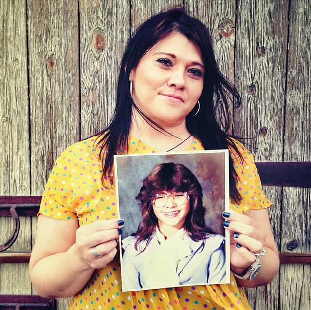 Laura. Then: 12 years old, 6th grade, Salt Lake City, UT.
Now: 41 years old, Paralegal residing in Salt Lake City, UT. (Photo by Awkward Years Project)
