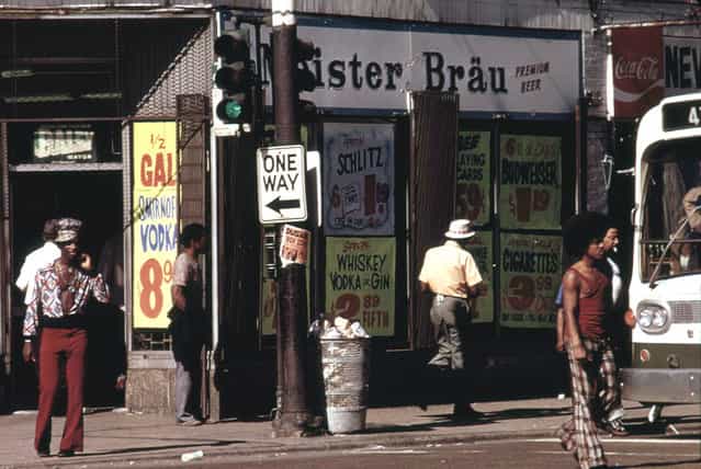 Street scene on 47th Street, May 1974. (Photo by John H. White/NARA via The Atlantic)