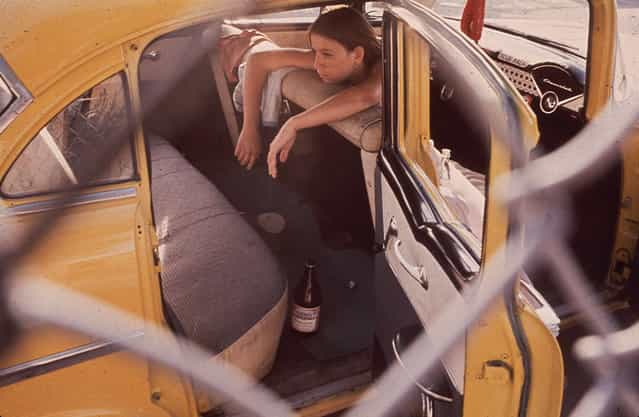 A teenager in El Paso's Second Ward, June 1972. (Photo by Danny Lyon/NARA via The Atlantic)