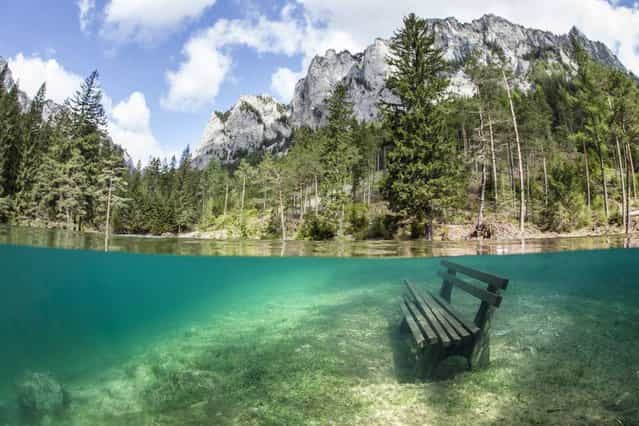 Photographs appear to show a spectacular underwater world making it ideal for scuba divers – in central Europe, on September 7, 2013. (Photo by Solent News)