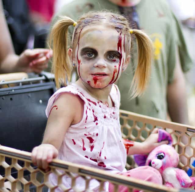 [Zombie girl]. (Photo and caption by Nathan Rupert)