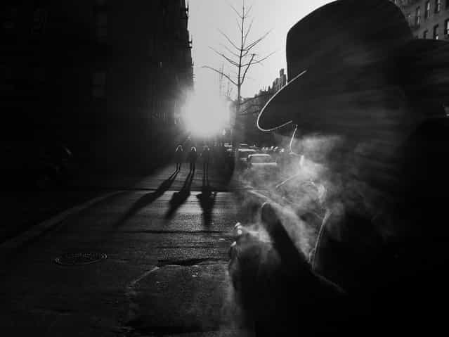 [Smoke & Shadows]. Inwood, New York City, 2012. (Photo by Sion Fullana)