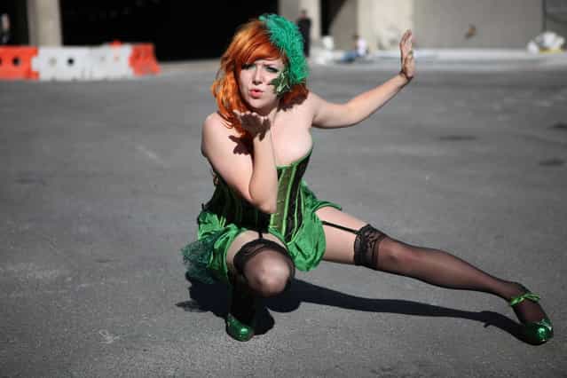 Poison Ivy – New York Comic Con 2013. (Photo by Jamie Nyc)