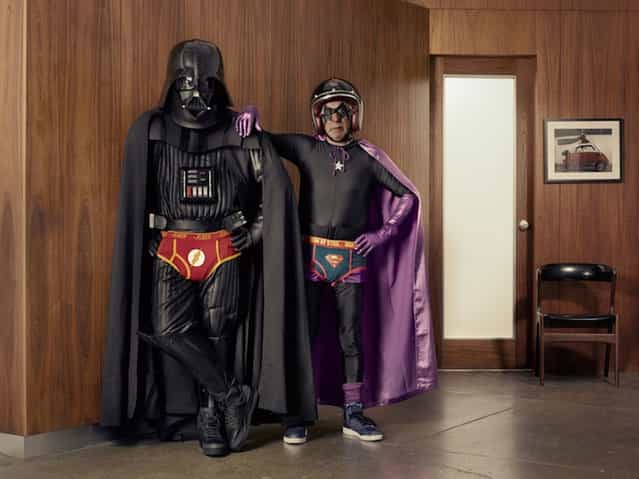 Dark Superhero Grandpa Befriends Darth Vader
