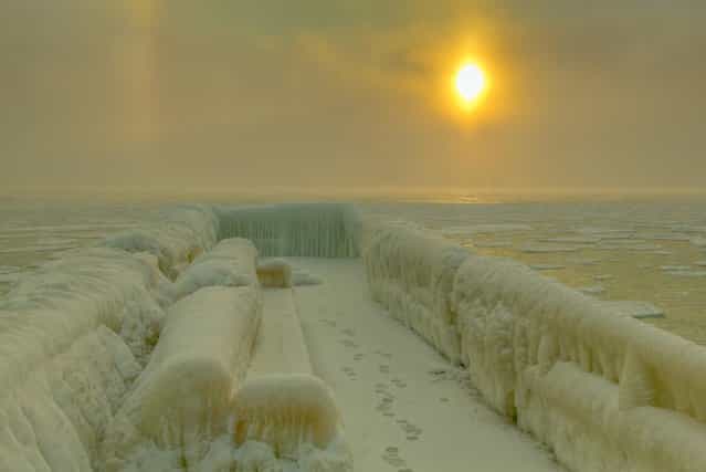 [I See Sea] by Dmytriy Dokunov: Frozen Black Sea