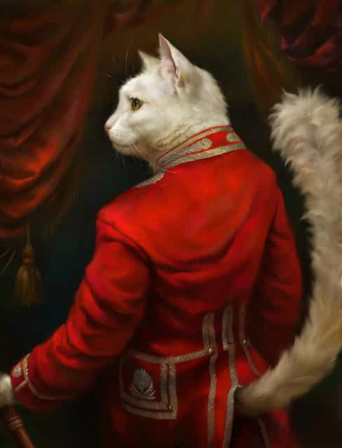 The Aristocratic Cats by Artist Eldar Zakirov