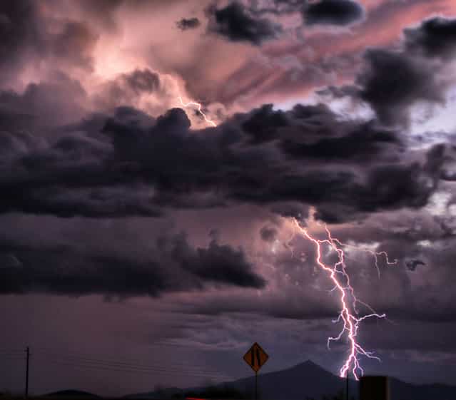 18 October, 2009. Lightning Outside Douglas, Arizona