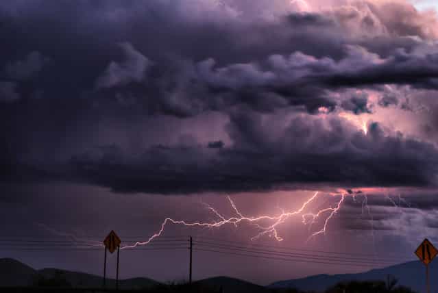 18 October, 2009. Lightning Outside Douglas, Arizona