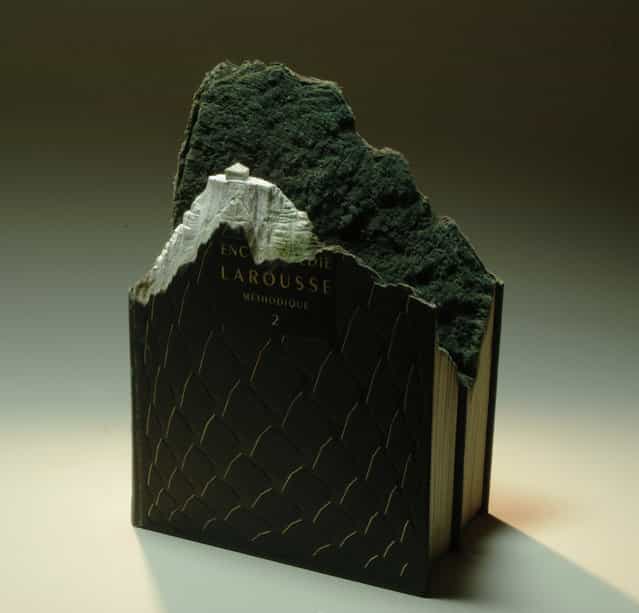  Landscapes Carved Out of Books by Guy Laramee